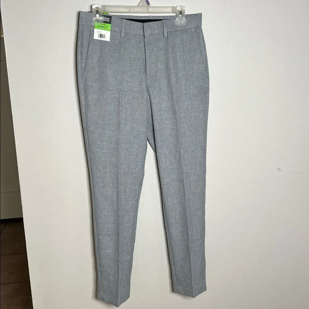 Haggar Men’s Comfort Performance Straight Fit Dress Pants 30x29